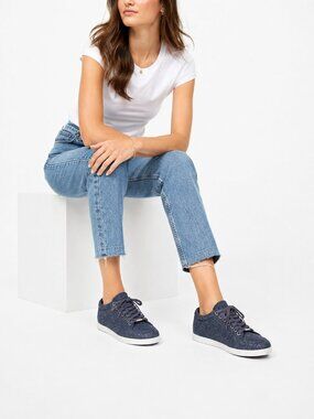 Jimmy Choo Miami Glitter Platform Sneakers Navy Color Sneakers